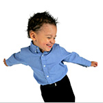 Pre-K student dancing